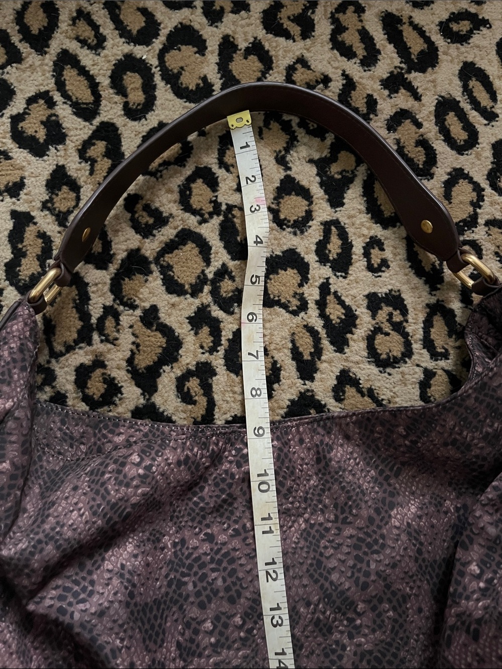 Juicy Couture Snakeskin-Effect Hobo with Gold Hardware - Picture 6 of 7